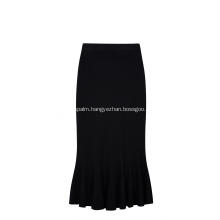 Women's Knitted Elastic Waist Fishtail Lady Skirt